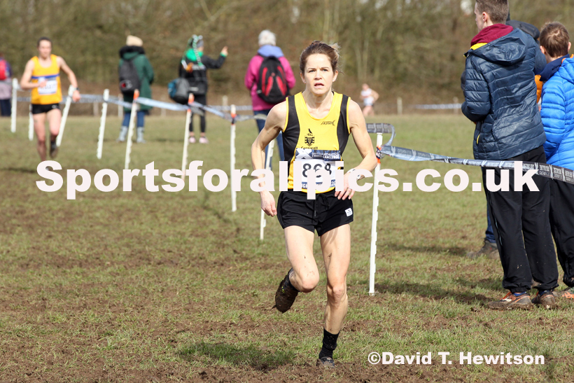 Senior women, 2020 British Athletics Inter Counties Cross Country Champs., Prestwold Hall, Loughborough. Photo: David T. Hewitson/Sports for All Pics